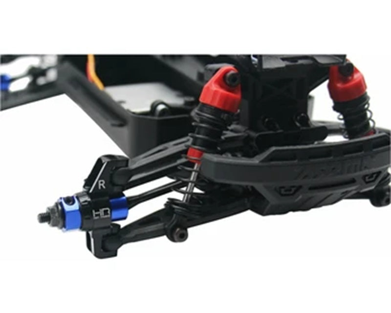 Hot Racing Heavy-Duty Steel Universal Front CVD Axles with Aluminum Hex Hubs for Arrma Grom