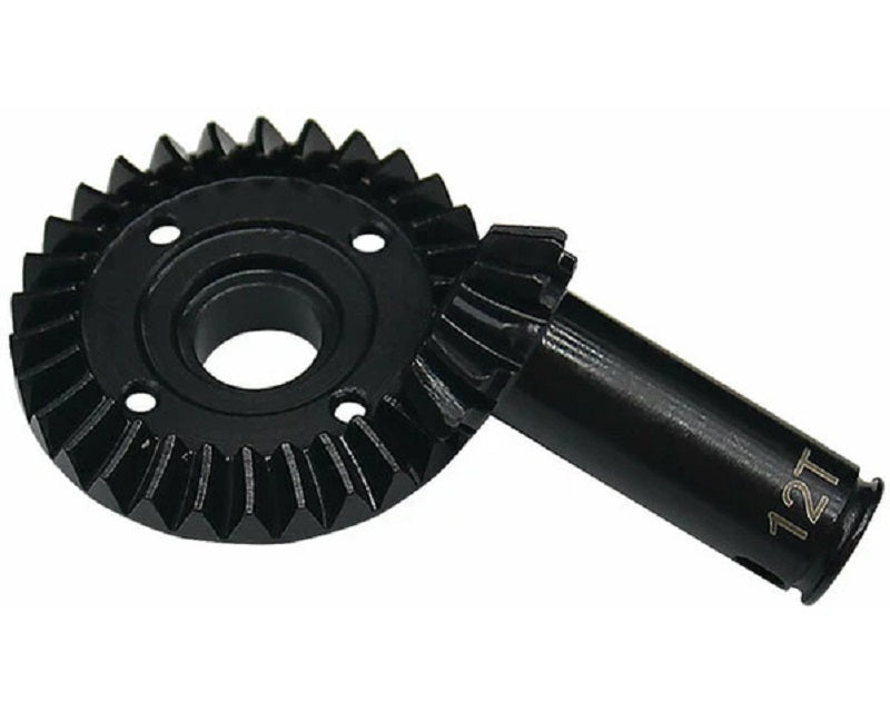 Hot Racing 30T/12T High-Torque Steel Helical Diff Ring & Pinion Front Gear Set for Arrma Grom 1/18 4WD