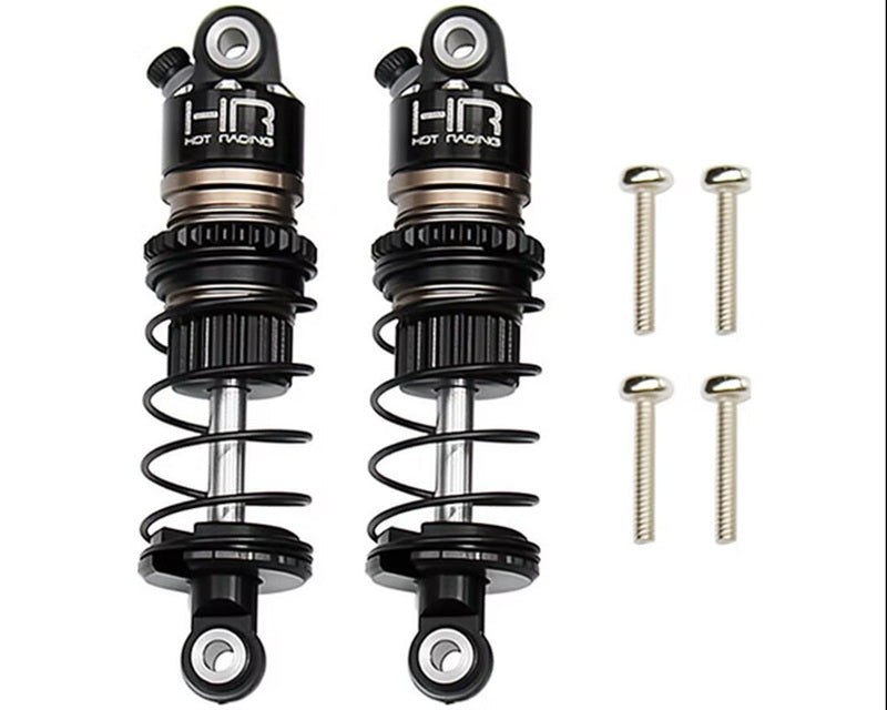 Hot Racing CNC Aluminum 32mm Threaded Damper Shocks (Pair) for Losi Micro-B 1/24