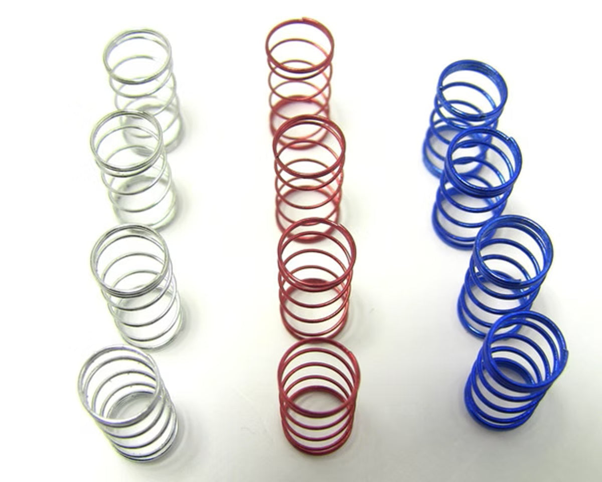 Hot Racing Progressive Rate Shock Spring Set (3 Rates) for Losi 1/24 4WD Micro Vehicles