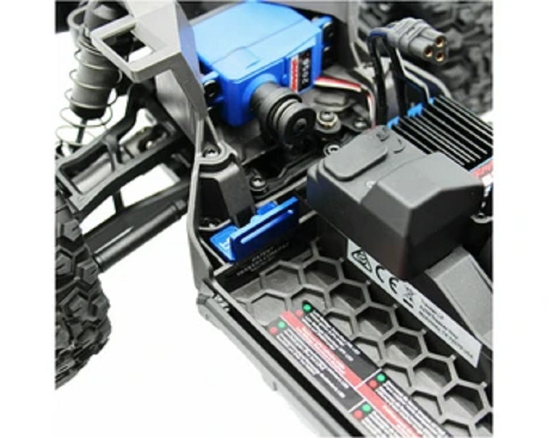Hot Racing Modular Aluminum Motor & Battery Mount for Traxxas Mini Maxx (15T–23T Pinion)