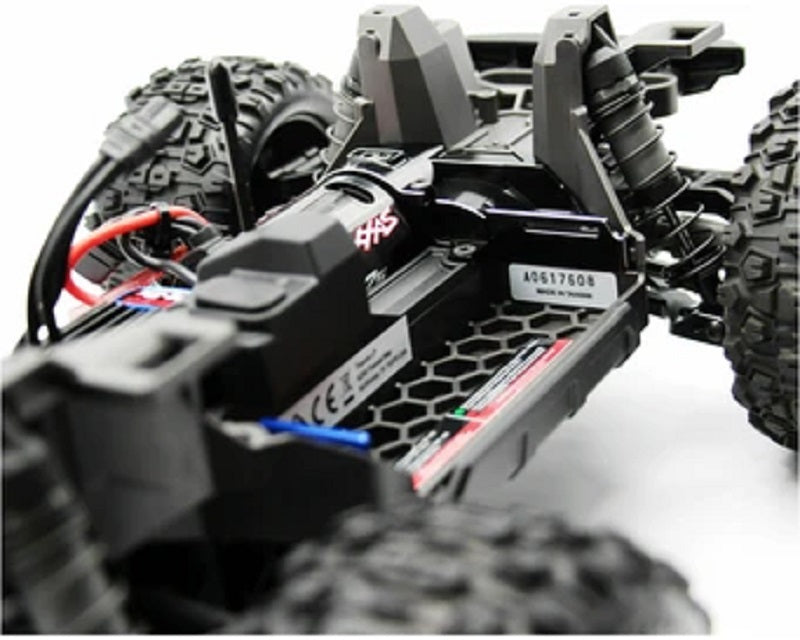 Hot Racing Modular Aluminum Motor & Battery Mount for Traxxas Mini Maxx (15T–23T Pinion)