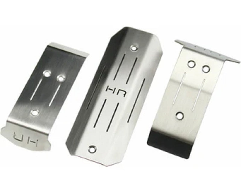 Hot Racing Stainless Steel Skid Set, for Mini Maxx MMX311X