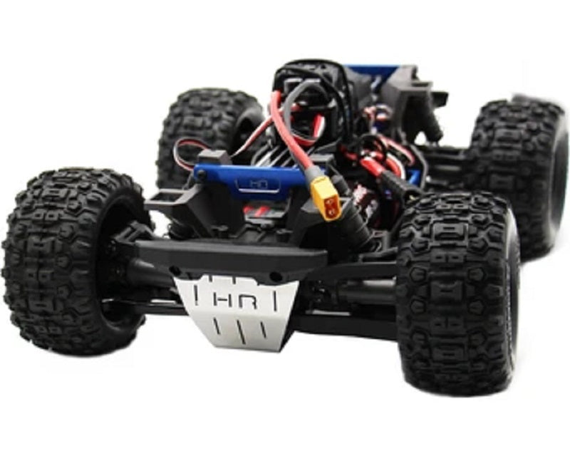 Hot Racing Stainless Steel Front & Rear Skid Plate Bumper Brace Set for Traxxas Mini Maxx