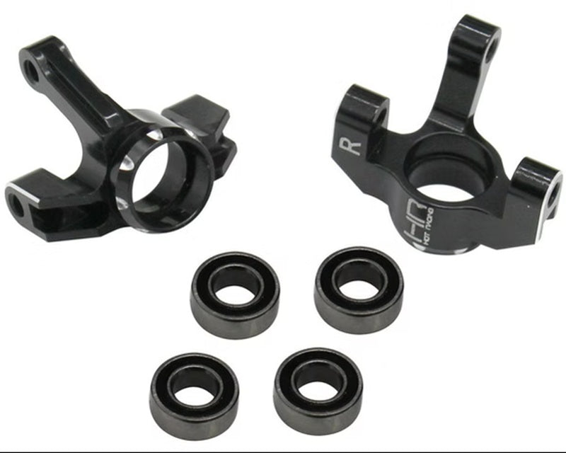 Hot Racing Aluminum Front Knuckle Spindle Set with Oversize Bearings for Losi Mini-T B 2.0 Drag