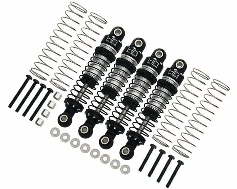 Hot Racing Threaded Aluminum Oil-Damped Shocks Full Set for Redcat Ascent 18