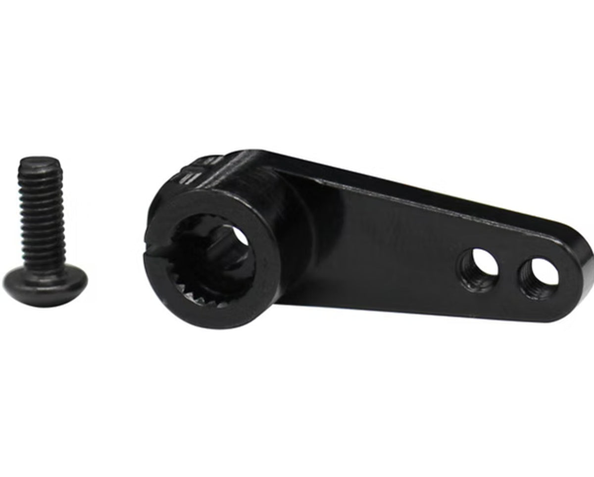 Hot Racing Aluminum 5mm Off-Set 23-Spline Clamping Servo Arm (JR/Airtronics/KO)