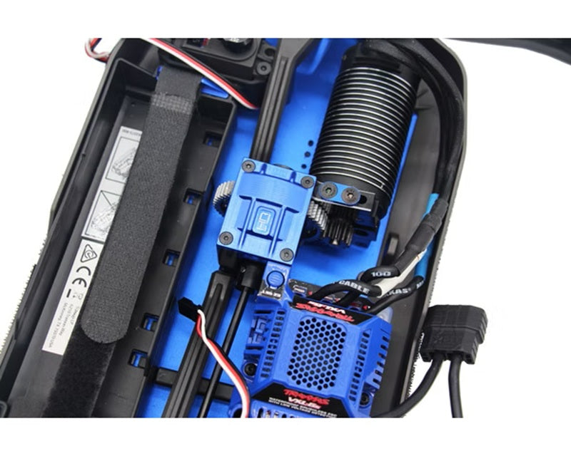 Hot Racing Aluminum Sliding Rail Lock Motor Mount with Heat Sink Fins for Traxxas Sledge