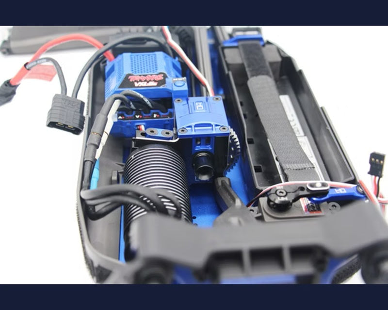 Hot Racing Aluminum Sliding Rail Lock Motor Mount with Heat Sink Fins for Traxxas Sledge