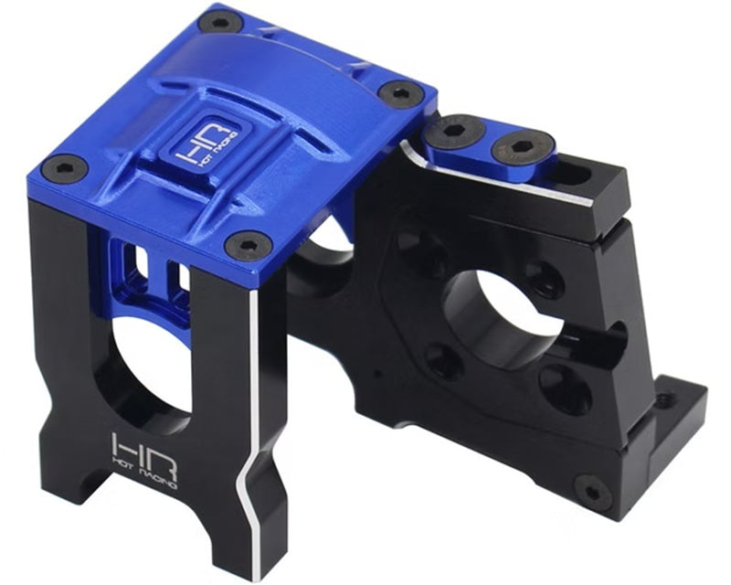 Hot Racing Aluminum Sliding Rail Lock Motor Mount with Heat Sink Fins for Traxxas Sledge
