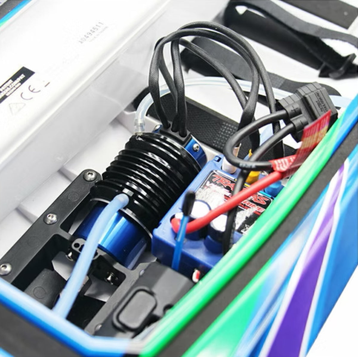 Hot Racing Aluminum 36mm Water Cooling Jacket - Spartan SR Upgrade Part