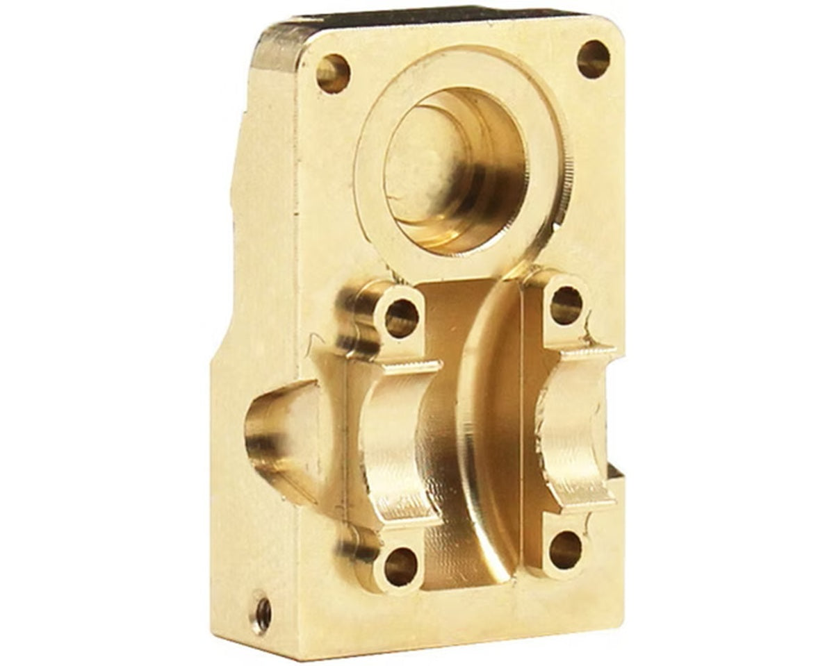 Hot Racing Brass Diff Cover with SS Skid Plate SCX24 RC Upgrade Part