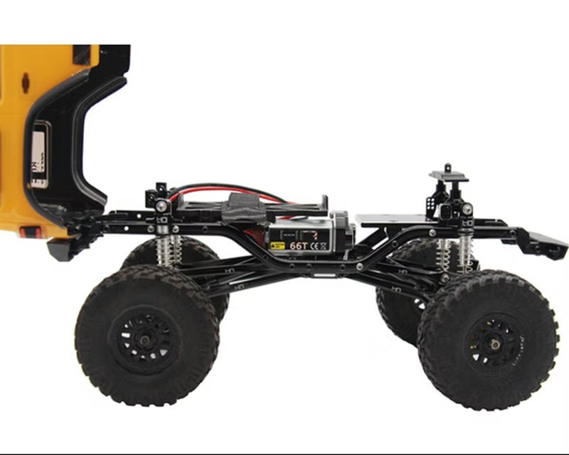 Hot Racing Aluminum High-Clearance 4-Link Suspension Set for Axial SCX24 LWB 133.7mm