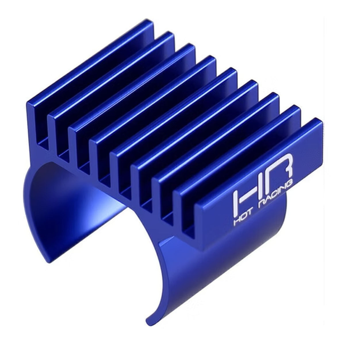 Hot Racing 9-Fin Blue Slide-On Heat Sink for 030 Motor (Axial SCX24)