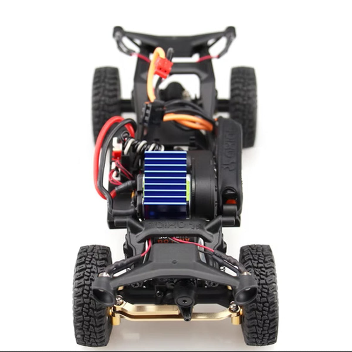 Hot Racing 9-Fin Blue Slide-On Heat Sink for 030 Motor (Axial SCX24)