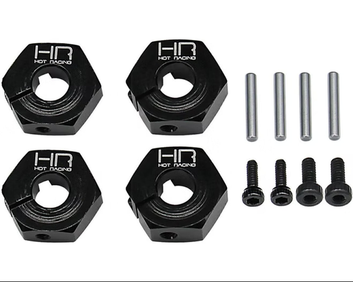 Hot Racing Aluminum 12mm Clamping Wheel Hex Set for Losi 1/10 22S Sprint 2WD