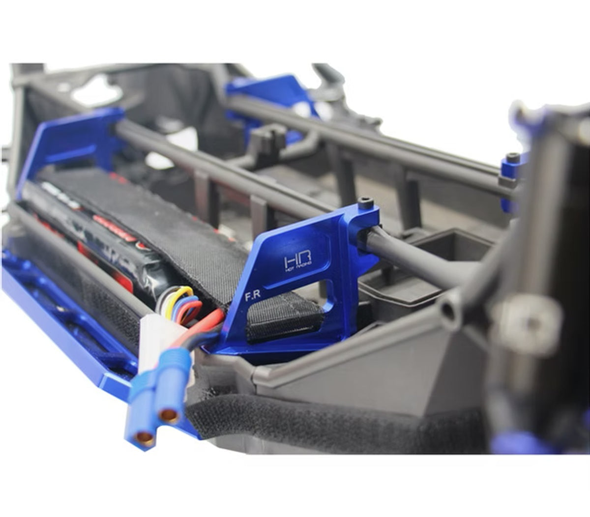 Hot Racing 30mm Tall Aluminum Battery Hold-Down Straps – Traxxas X-Maxx Upgrade
