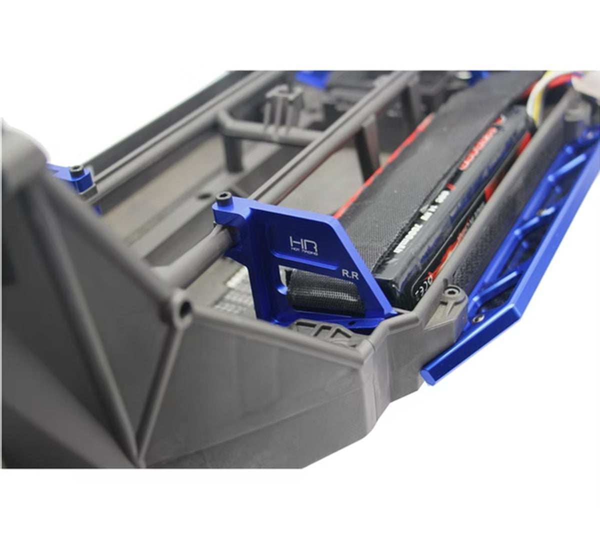 Hot Racing 30mm Tall Aluminum Battery Hold-Down Straps – Traxxas X-Maxx Upgrade