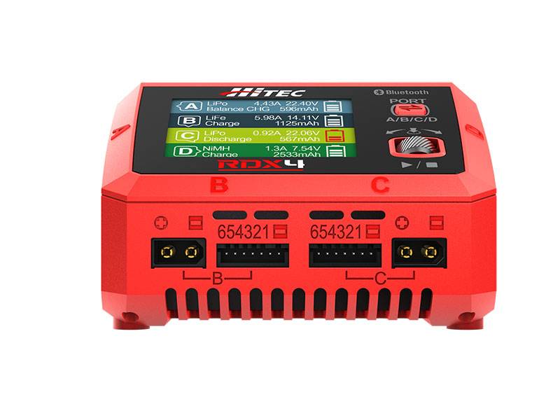 Hitec/RCD RDX4 AC/DC Multi-Function RC Smart Charger HRC44354