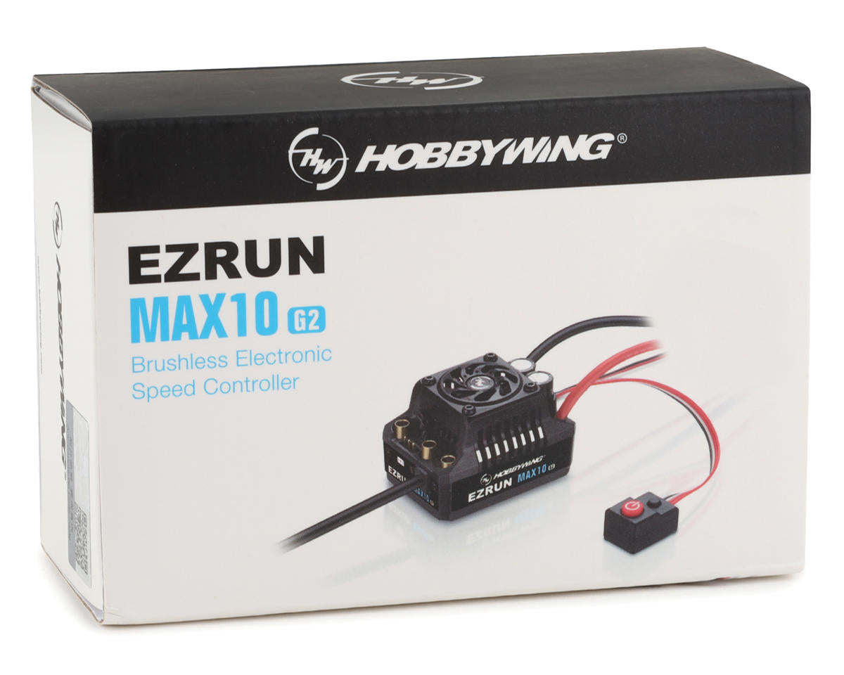 Hobbywing EZRun MAX10 G2 140 Amp Sensored Waterproof Brushless ESC