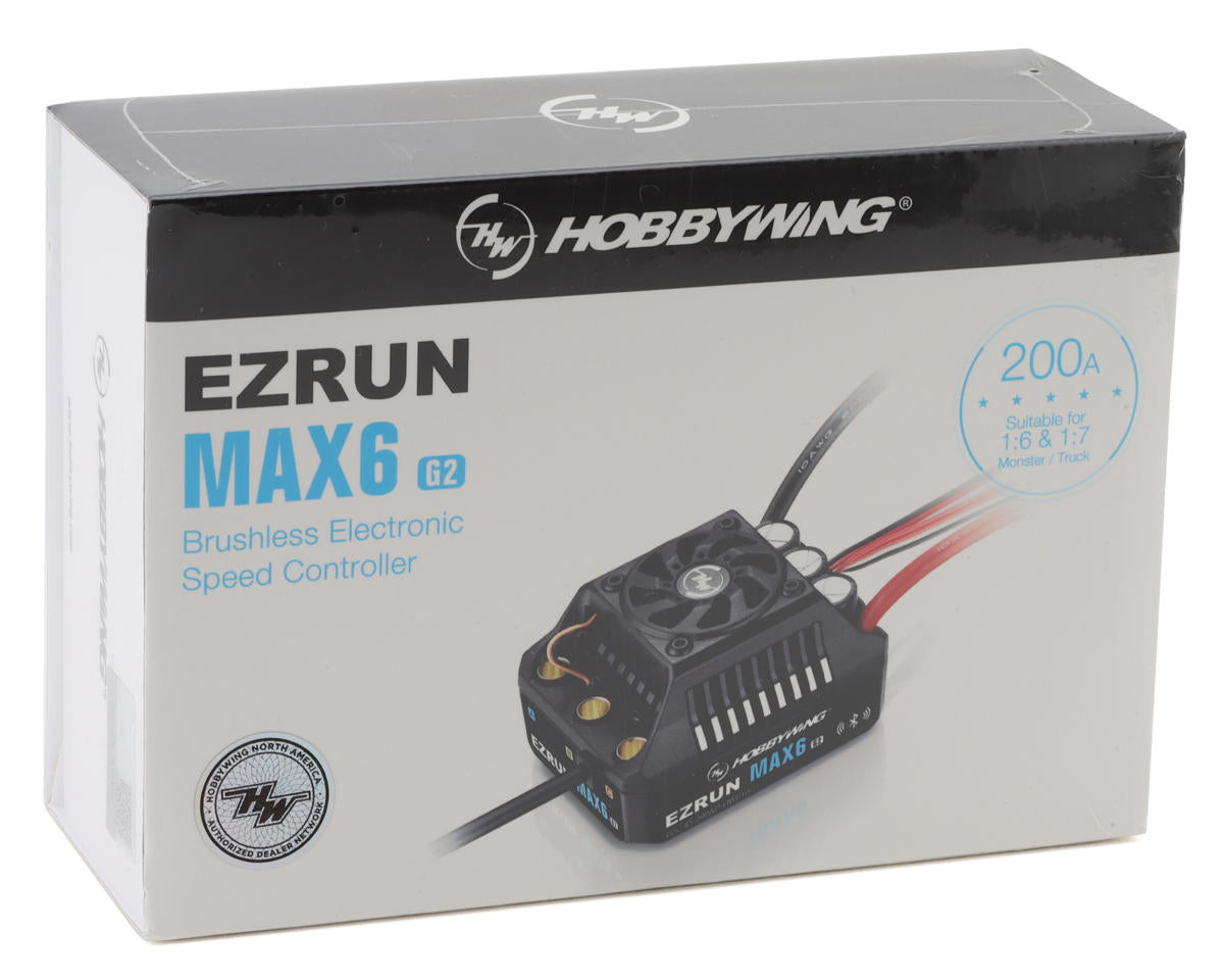 Hobbywing EZRun MAX6 G2 1/6 1/7 Waterproof Sensored Brushless ESC