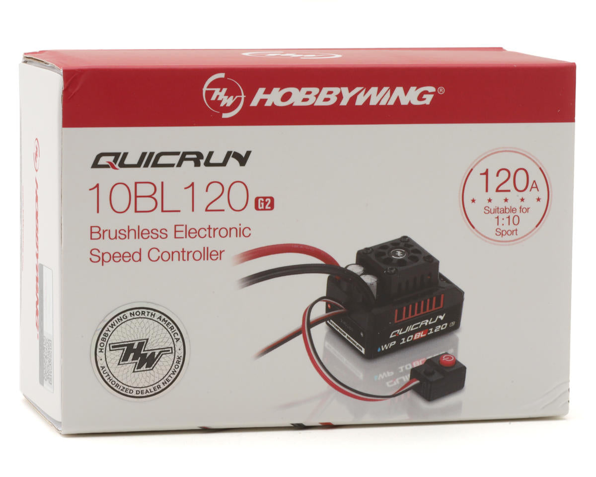 Hobbywing QuicRun 10BL120 G2 120A 1/10 Sensored Brushless ESC