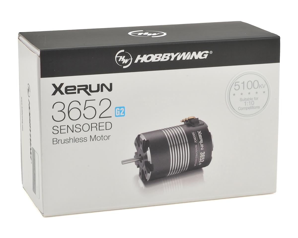 Hobbywing XeRun 3652 SD-D5.0 Sensored Motor 5mm Shaft 5100KV