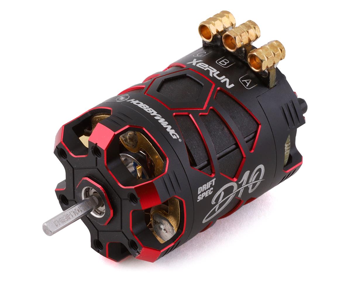 Hobbywing Xerun D10 Drift Brushless Motor 10.5T (Red)