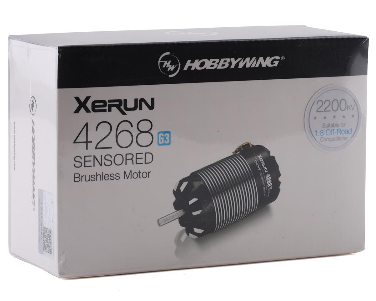 Hobbywing Xerun 4268SD G3 1/8 Scale Sensored Brushless Motor 2200kV