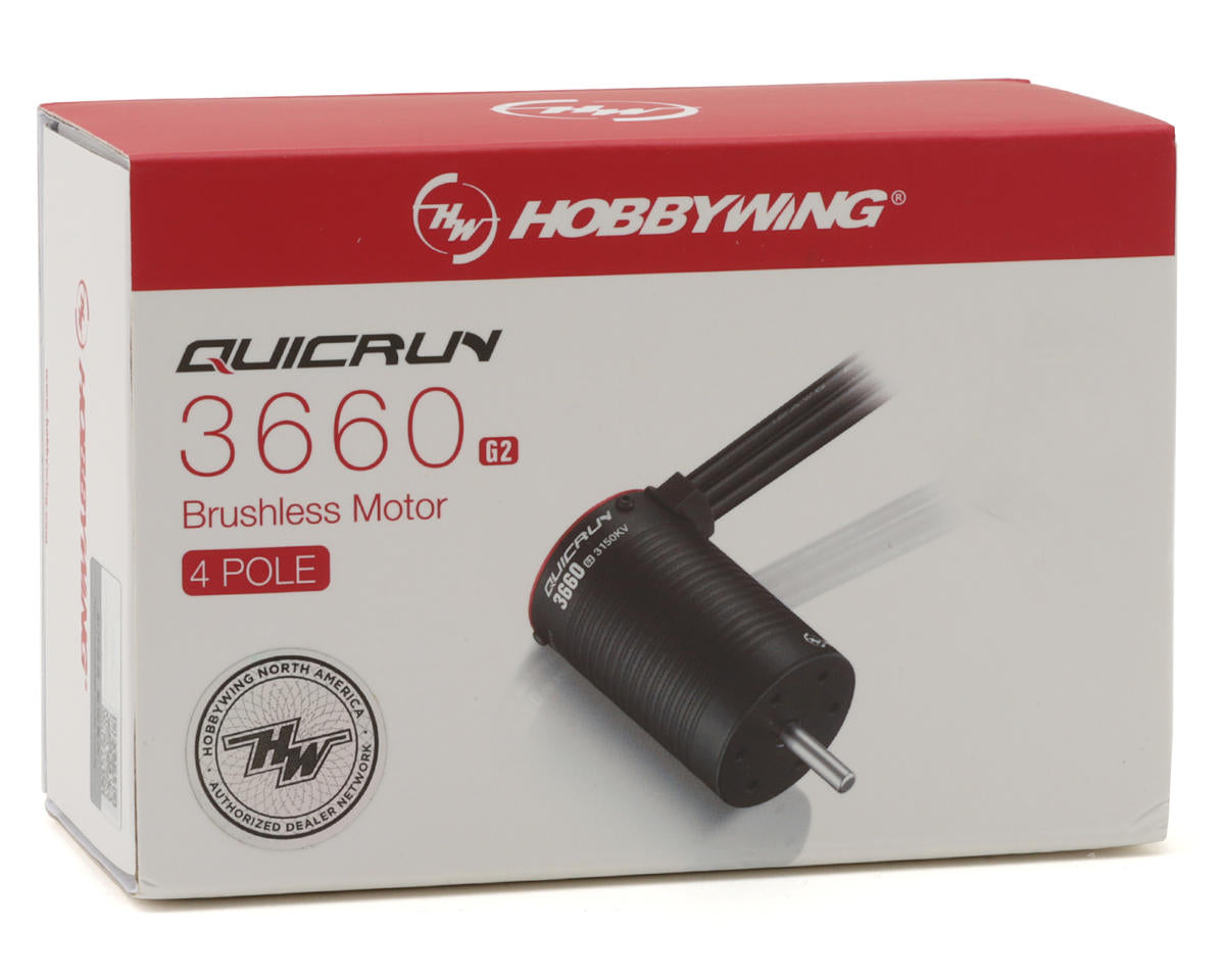 Hobbywing QuicRun 3660SL G2 Sensorless Brushless Motor 3150kV