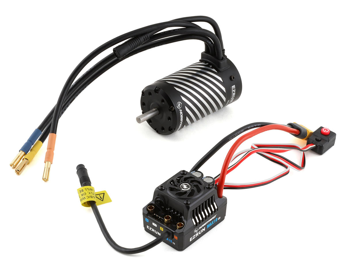 Hobbywing EZRun MAX10 G2 140 Amp Sensored Brushless Waterproof ESC 3665SD Motor Combo (2400kV)