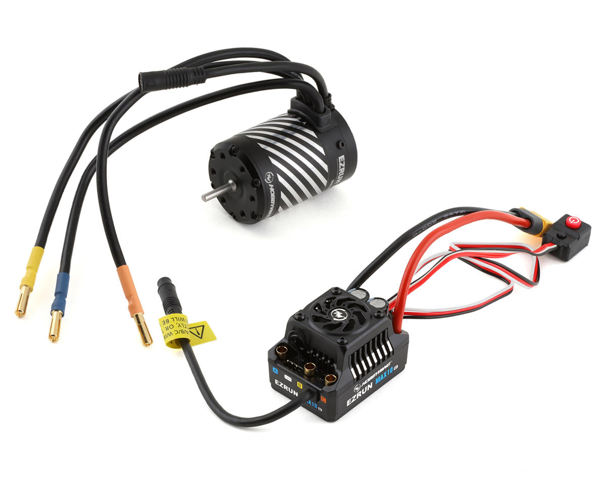 Hobbywing EZRun MAX10 G2 80 Amp Sensored Brushless Waterproof ESC/3652SD Motor Combo (4100kV)