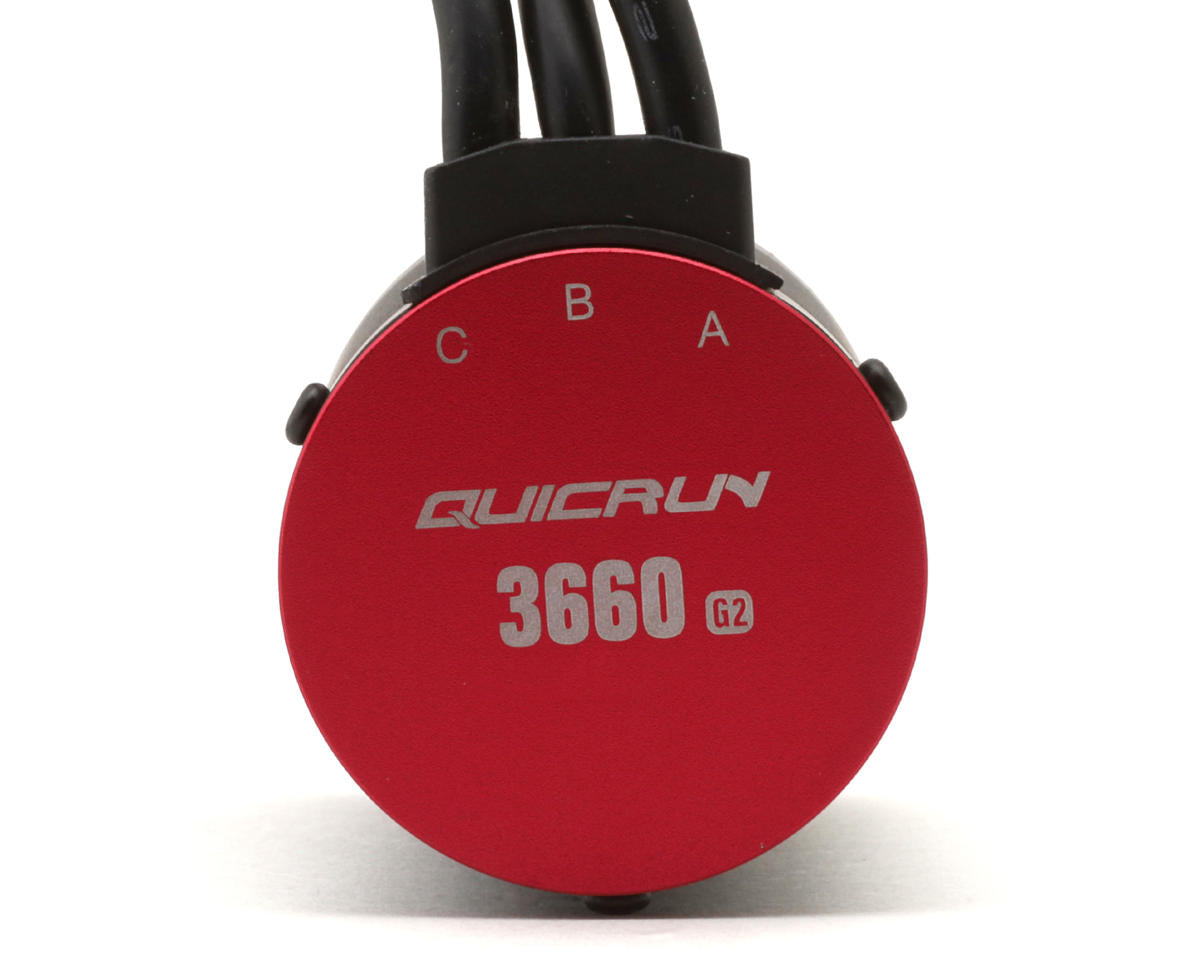 Hobbywing QuicRun 10BL120 G2 Sensorless Brushless ESC 3660SL Motor Combo 3700kV