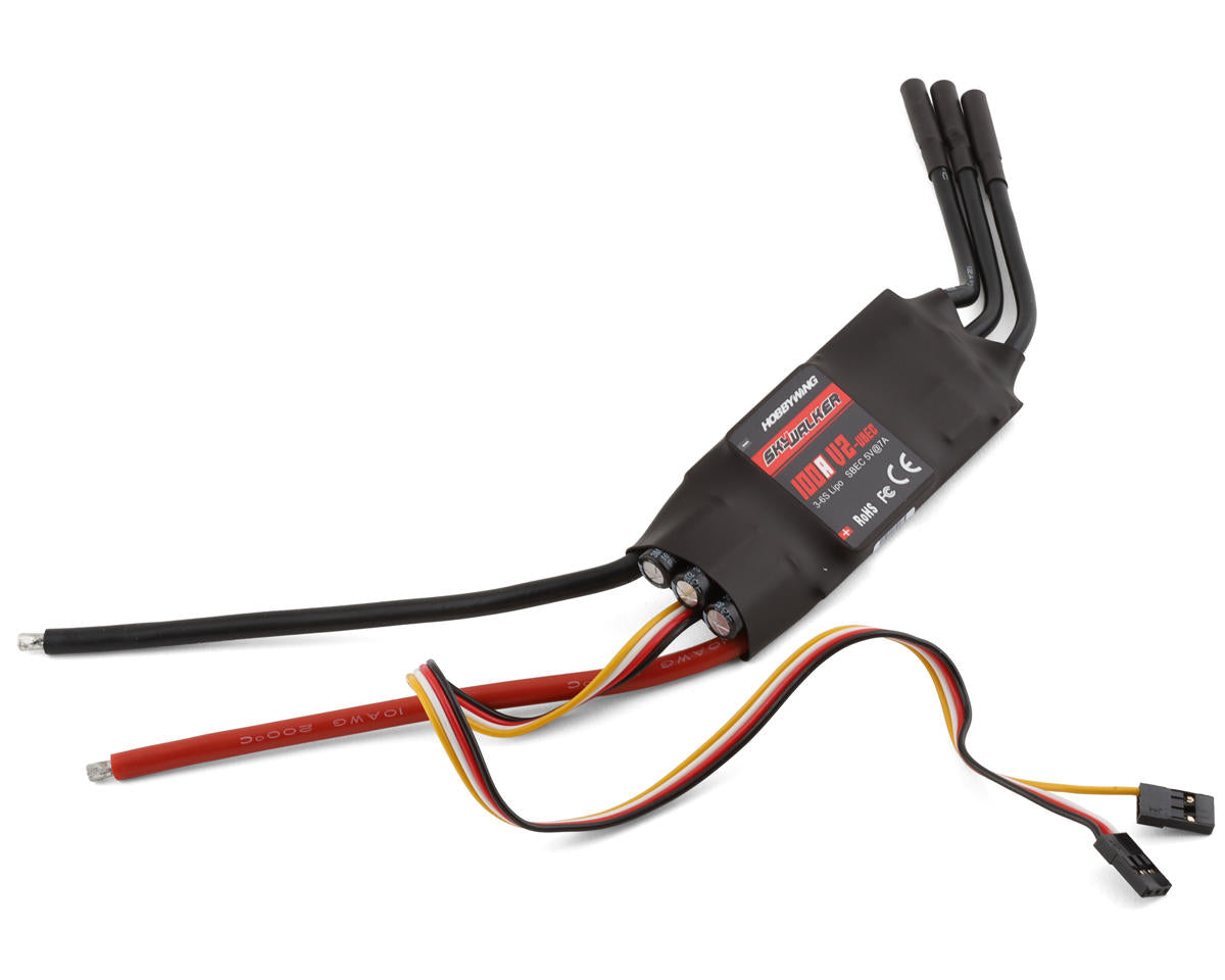 Hobbywing Skywalker 100A V2 100 Amp Brushless ESC (3-6S)