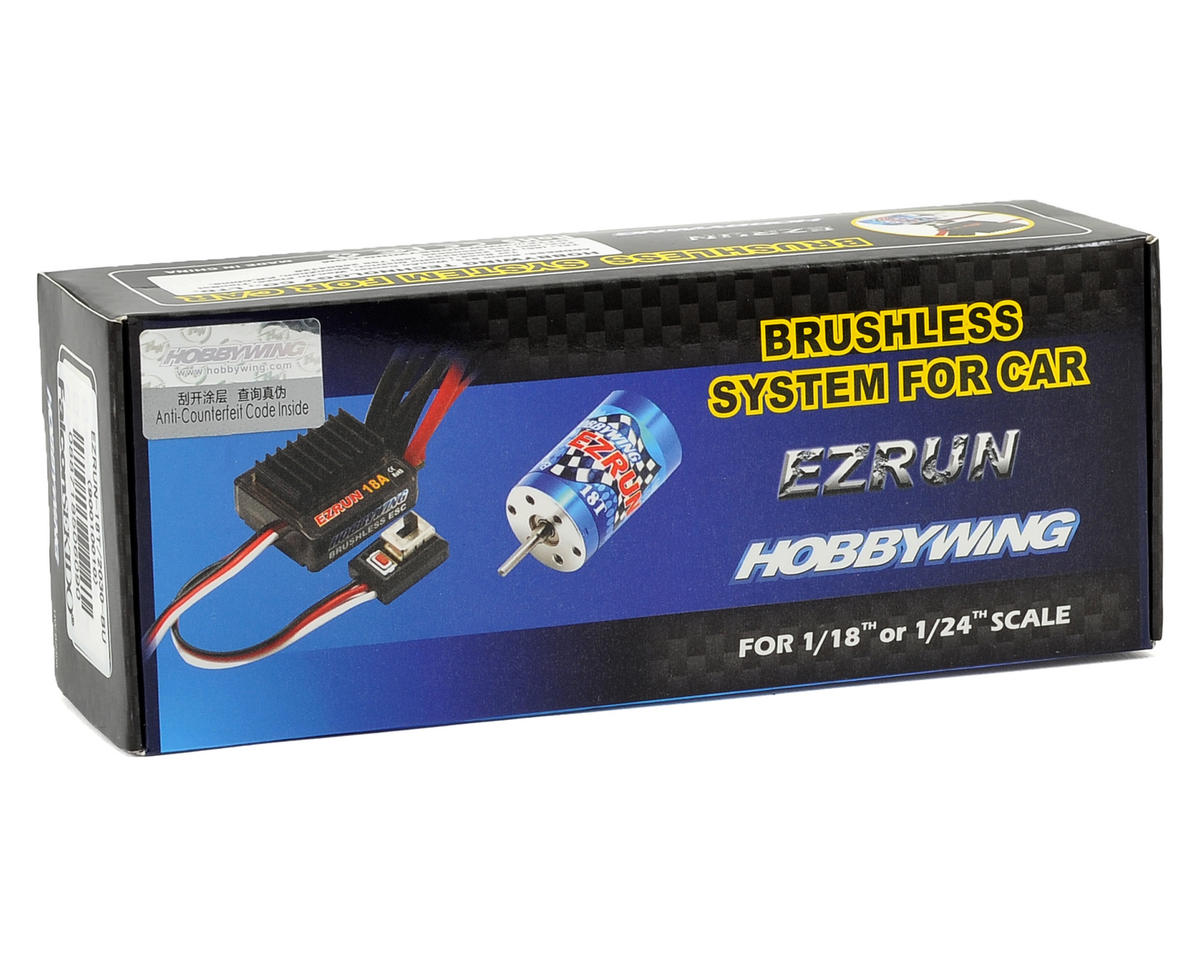 Hobbywing EZRun 18A Sensorless Brushless ESC 1/18 Car