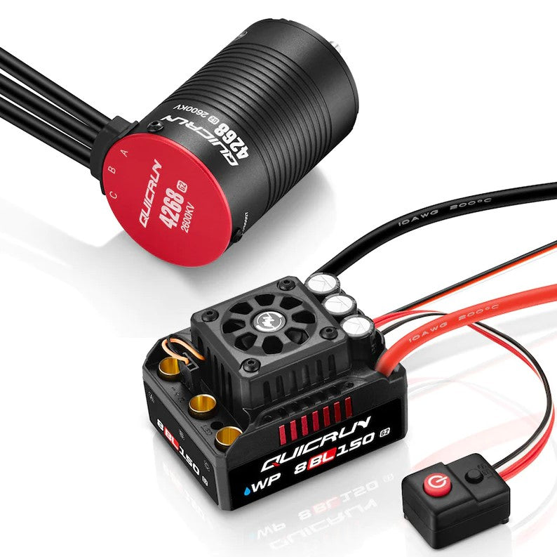 Hobbywing Quicrun 8BL150 G2 ESC with Ezrun 4268L G2 Motor