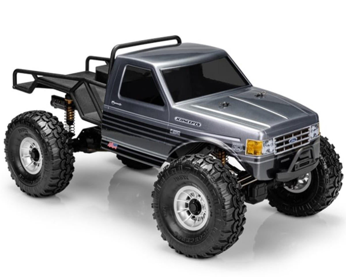 JConcepts Tuck 1989 Ford F-150 Rock Crawler Body Cab Only Clear (12.3")