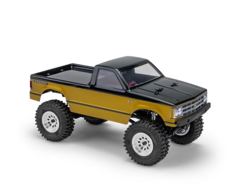 J Concepts 1990 Chevy S10 Crawler Clear Body, Fits SCX24, 5.20" Wheelbase 0494