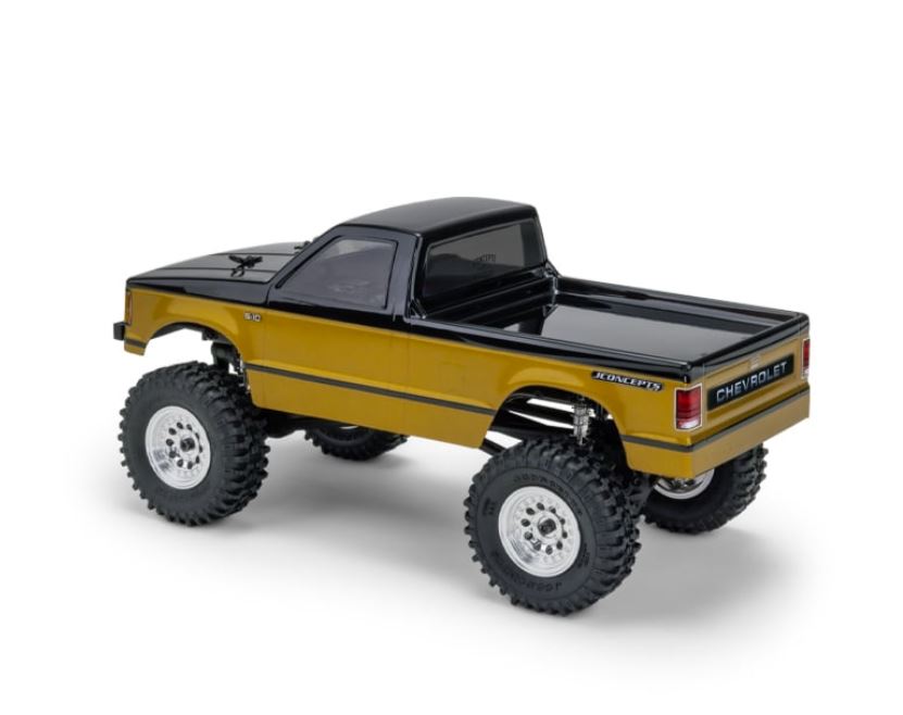 J Concepts 1990 Chevy S10 Crawler Clear Body, Fits SCX24, 5.20" Wheelbase 0494