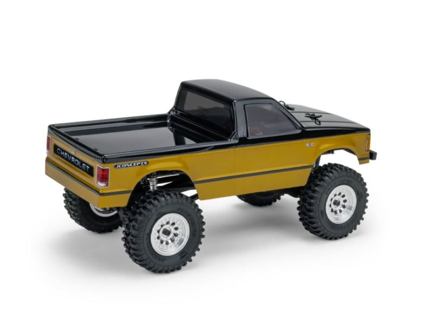 J Concepts 1990 Chevy S10 Crawler Clear Body, Fits SCX24, 5.20" Wheelbase 0494