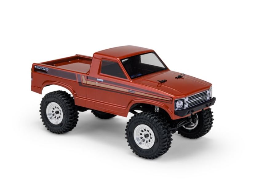 J Concepts 1979 Ford Courier Clear Body, Fits SCX24, 5.20" Wheelbase 0498