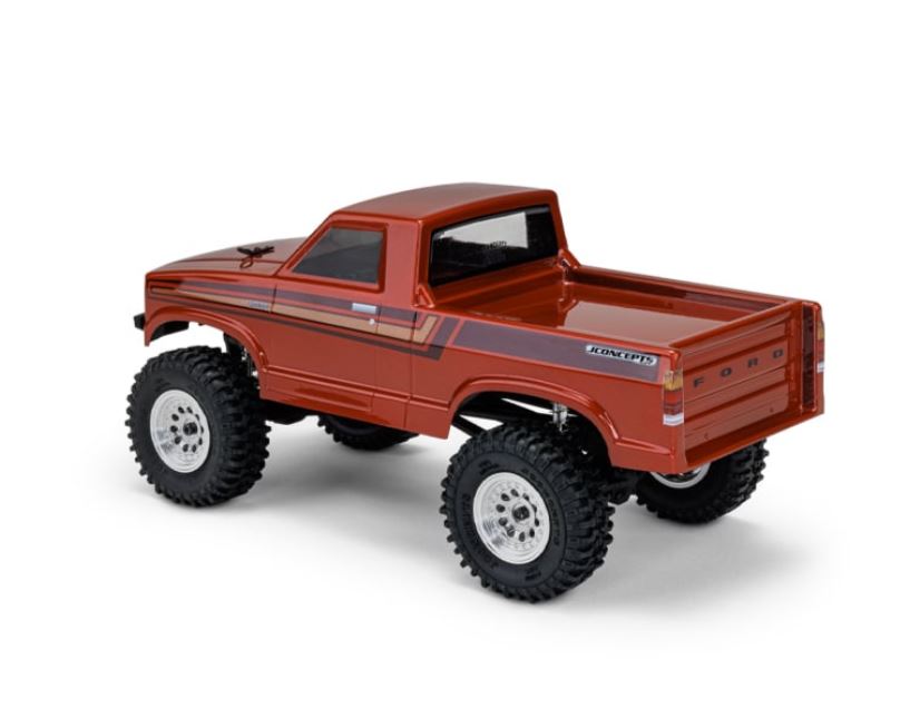 J Concepts 1979 Ford Courier Clear Body, Fits SCX24, 5.20" Wheelbase 0498