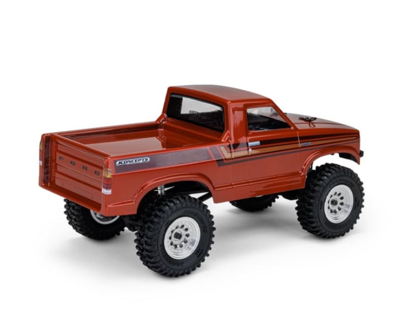 J Concepts 1979 Ford Courier Clear Body, Fits SCX24, 5.20" Wheelbase 0498