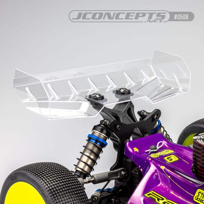 J Concepts Finnisher Polycarbonate Pre-Trimmed 1/8th Rear Wing 0508