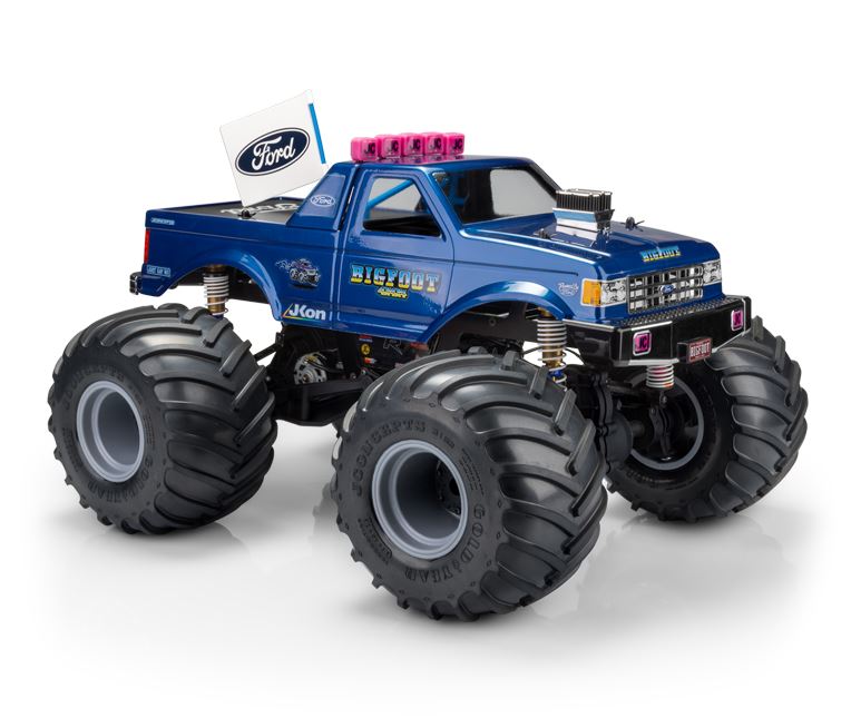 J Concepts BIGFOOT 4 Louisville, 1990 Ford F-250 Clear Body Set 0610