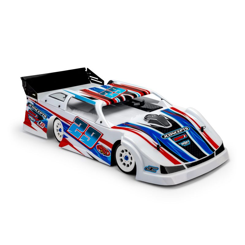 J Concepts L8 Night G3 Speedway Body, Decked, with Rear Spoiler 0611L