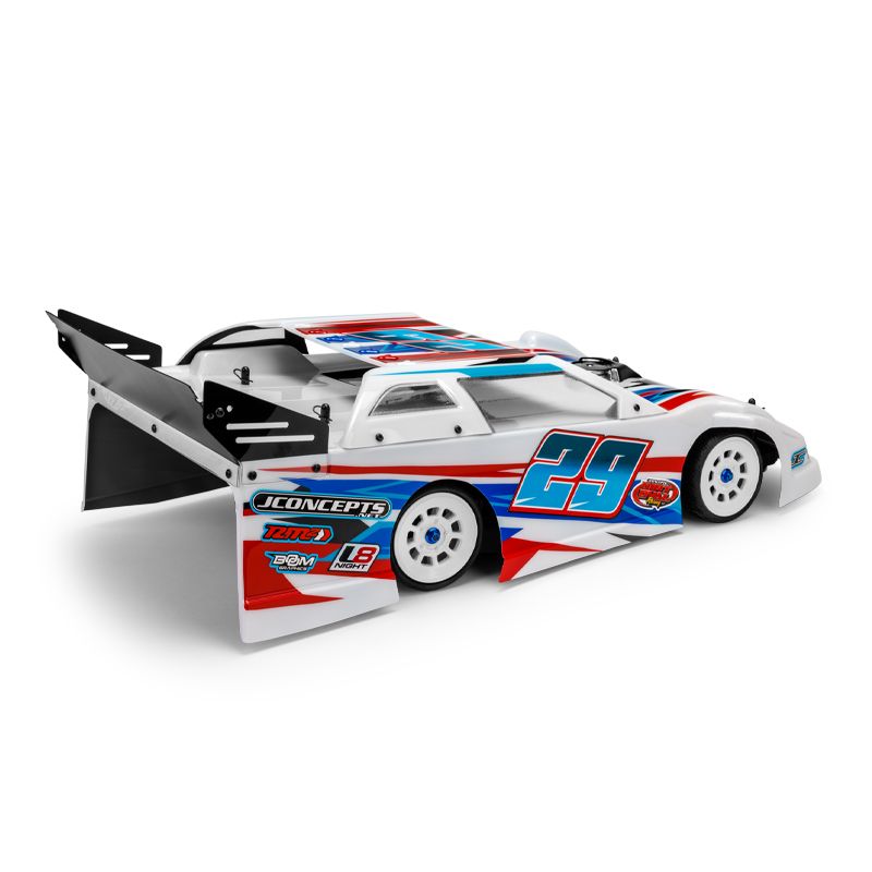 J Concepts L8 Night G3 Speedway Body, Decked, with Rear Spoiler 0611L