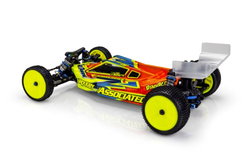 J Concepts P2 - Fits Team Associated RC10B7 Body with Carpet, Turf, Dirt Wing, Light-Weight 0616L