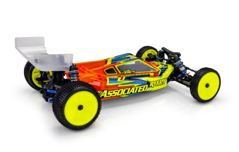 J Concepts P2 - Fits Team Associated RC10B7 Body with Carpet, Turf, Dirt Wing, Light-Weight 0616L