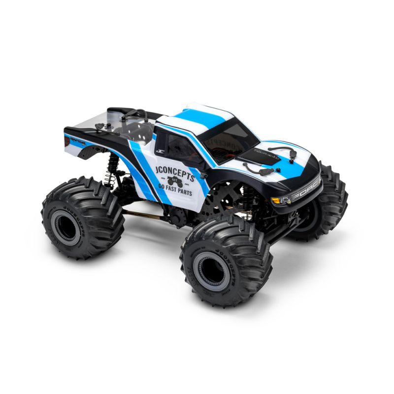 J Concepts 2010 Ford Raptor Body, Fits Mini LMT, Includes JC #5230 Body Mounts 0622